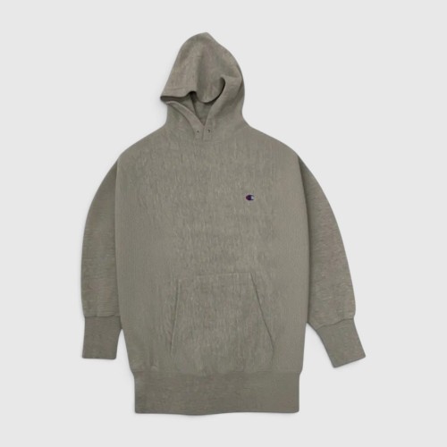 Champion Γυναικείο Oversized Hoodie Γκρι / Pre-Owned