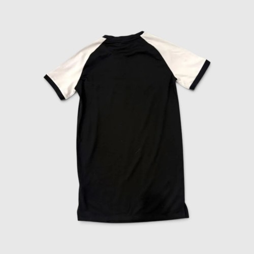 Adidas Originals 3-Stripes T-Shirt Φόρεμα Μαύρο/Λευκό / Pre-Owned