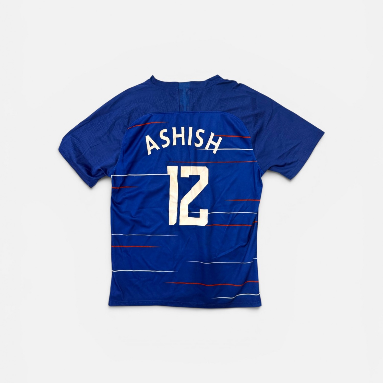 NIKE BLUE FOOTBALL JERSEY