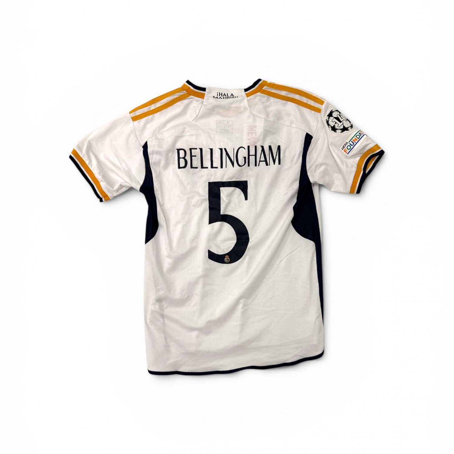 REAL MADRID BELLINGHAM 5 ADIDAS FOOTBALL JERSEY M