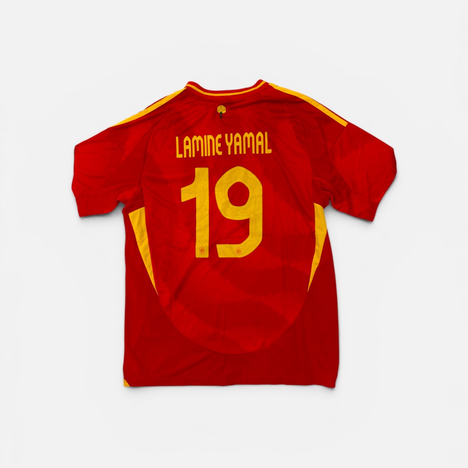 Adidas Ισπανία Lamine Yamal 19 Κόκκινη Ποδοσφαιρική Φανέλα