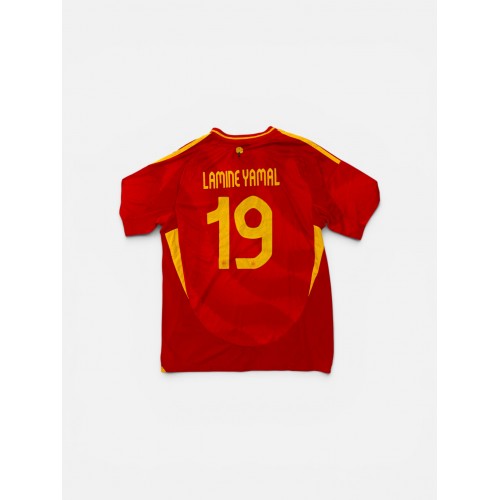 Adidas Ισπανία Lamine Yamal 19 Κόκκινη Ποδοσφαιρική Φανέλα