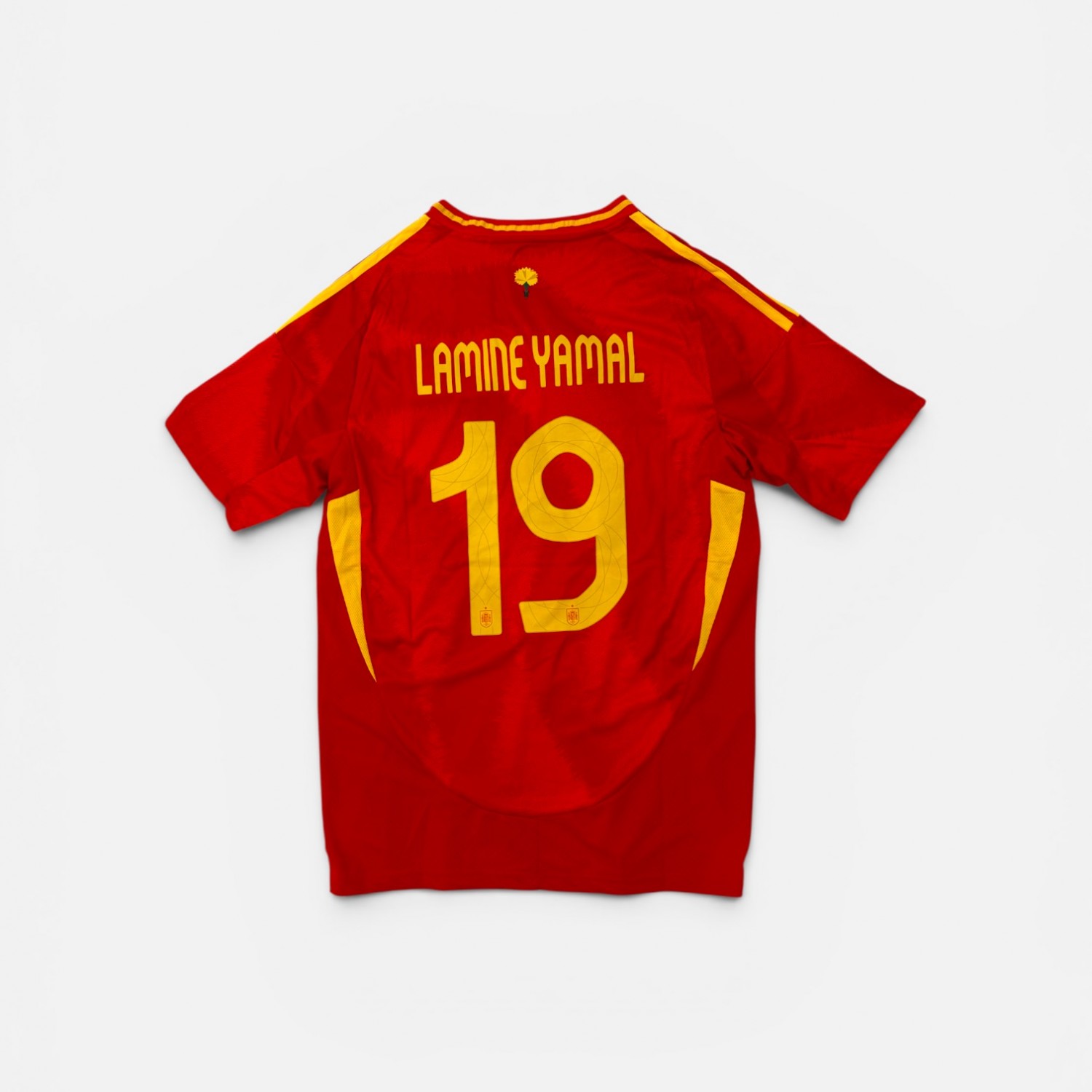 Adidas Ισπανία Lamine Yamal 19 Κόκκινη Ποδοσφαιρική Φανέλα