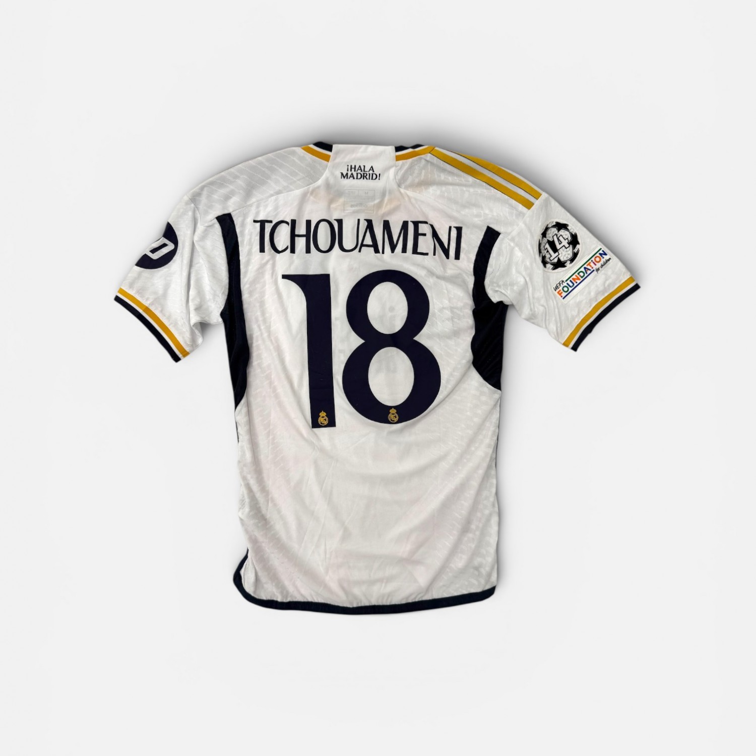 Adidas Real Madrid Tchouaméni 18 Final London 2024 Ποδοσφαιρική Φανέλα