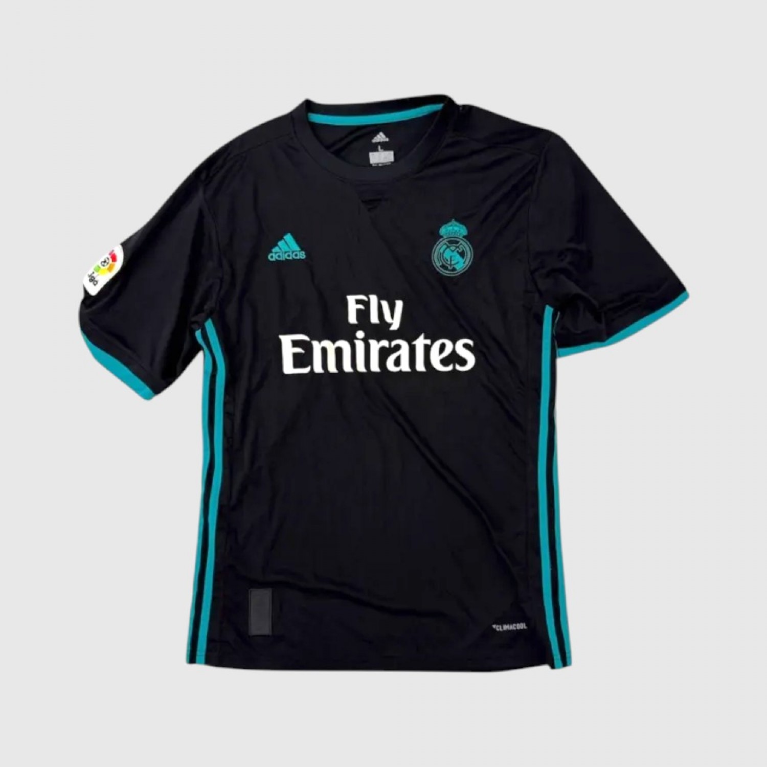 REAL MADRID ADIDAS FOOTBALL JERSEY L / Pre-Owned
