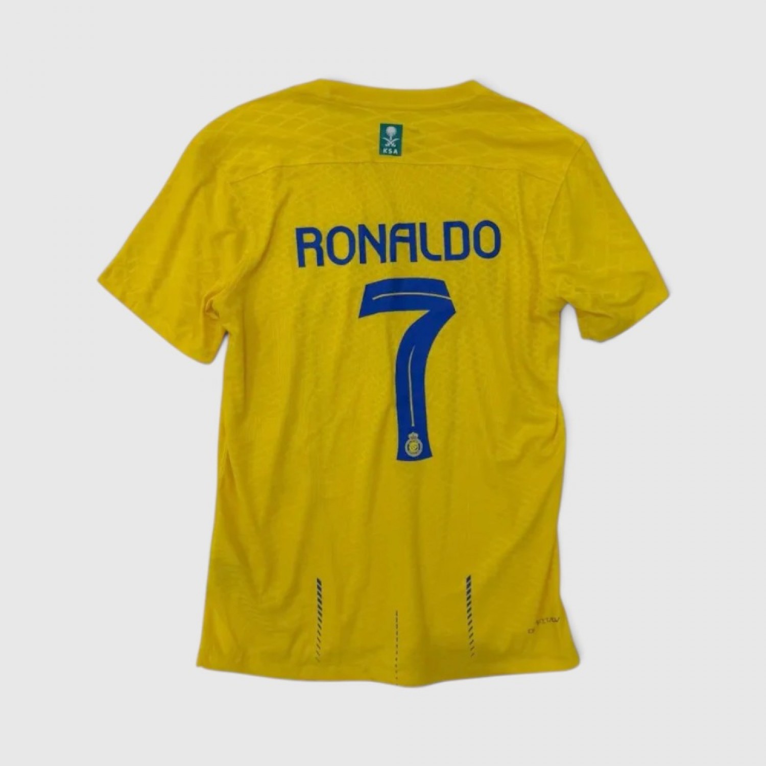 Nike Al Nassr FC Home Jersey Yellow Blue KAFD / Pre-Owned