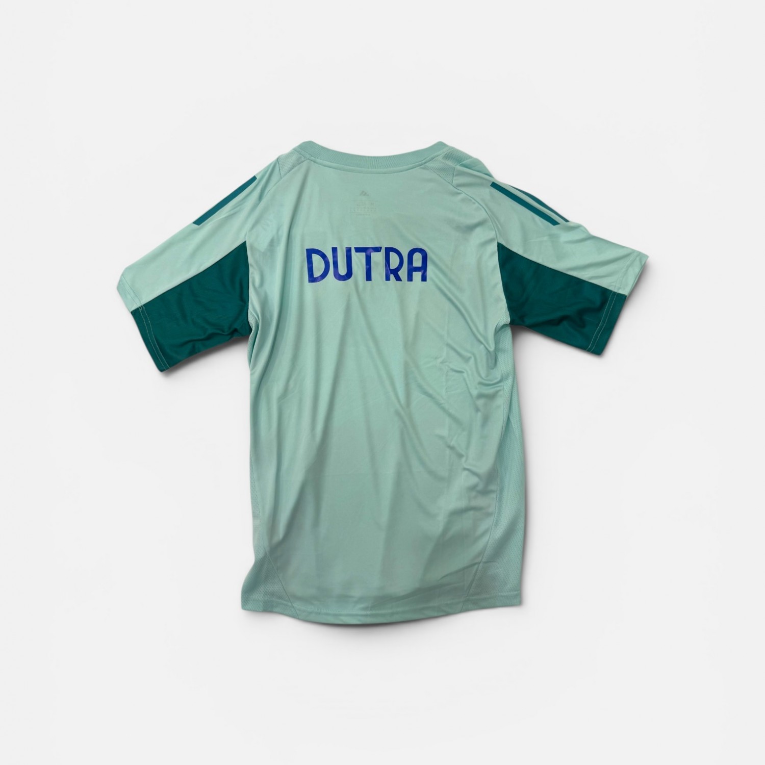 adidas Football Training Jersey Mint Green Aeroready Custom "DUTRA"