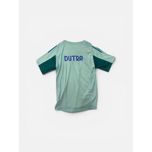 adidas Football Training Jersey Mint Green Aeroready Custom "DUTRA"