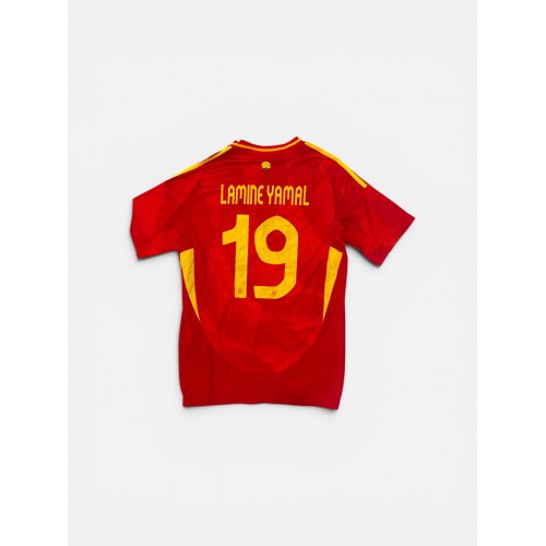Adidas Ισπανία Lamine Yamal #19 Home Jersey EURO 2024