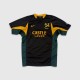 Nike South Africa Springboks Rugby Jersey M Μαύρη Αγωνιστική Μπλούζα / Pre-Owned