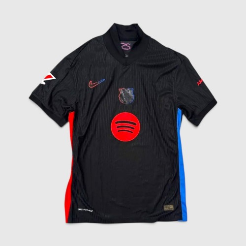 Nike FC Barcelona Away Jersey #19 Lamine Yamal 2024/25 Μαύρη Ποδοσφαιρική Φανέλα / Pre-Owned