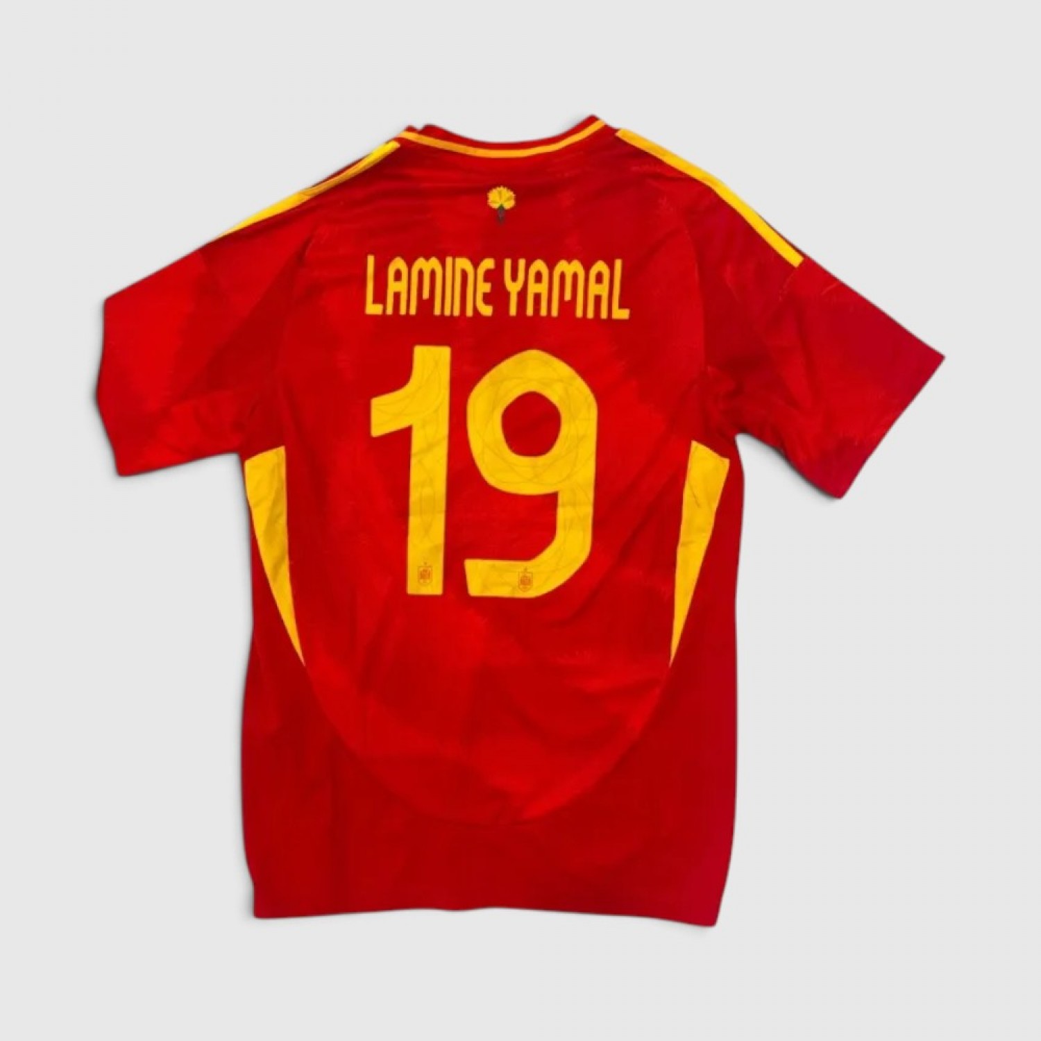 Adidas Ισπανία Lamine Yamal #19 Home Jersey EURO 2024 / Pre-Owned