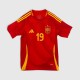 Adidas Ισπανία Lamine Yamal #19 Home Jersey EURO 2024 / Pre-Owned