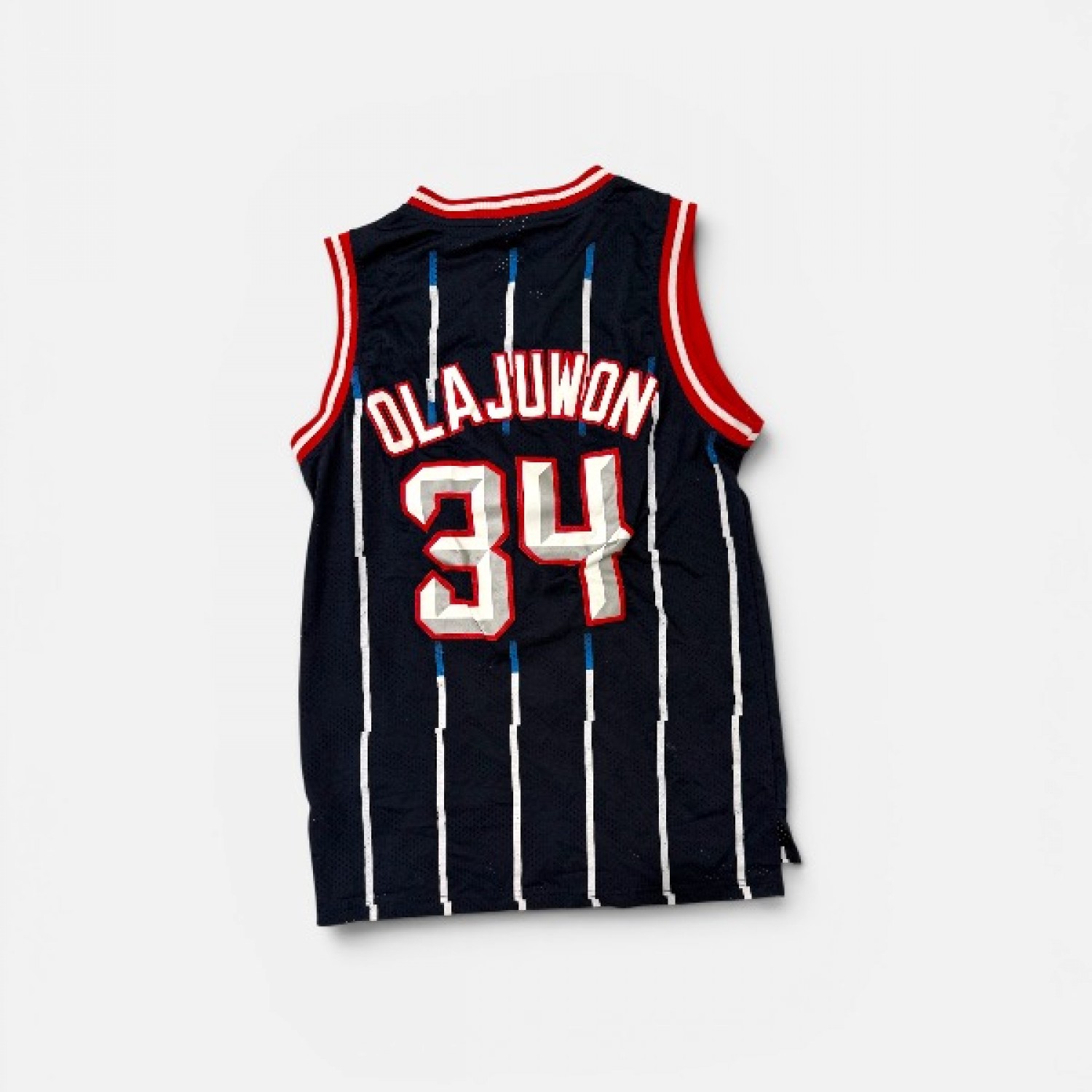 HOUSTON ROCKETS OLAJUWON 34 ADIDAS NBA JERSEY S