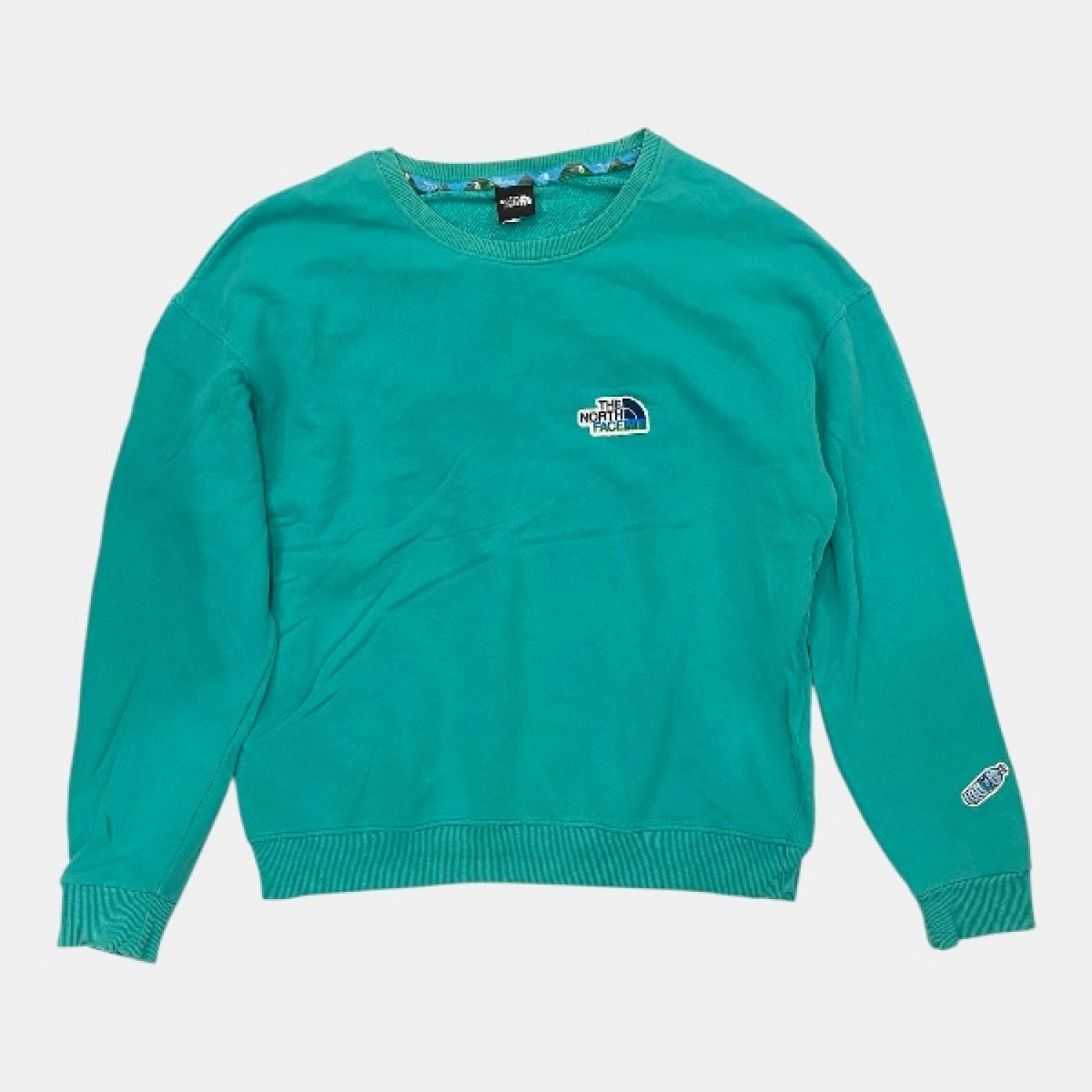 The North Face Ανδρικό Φούτερ Crewneck Πράσινο / Pre Owned