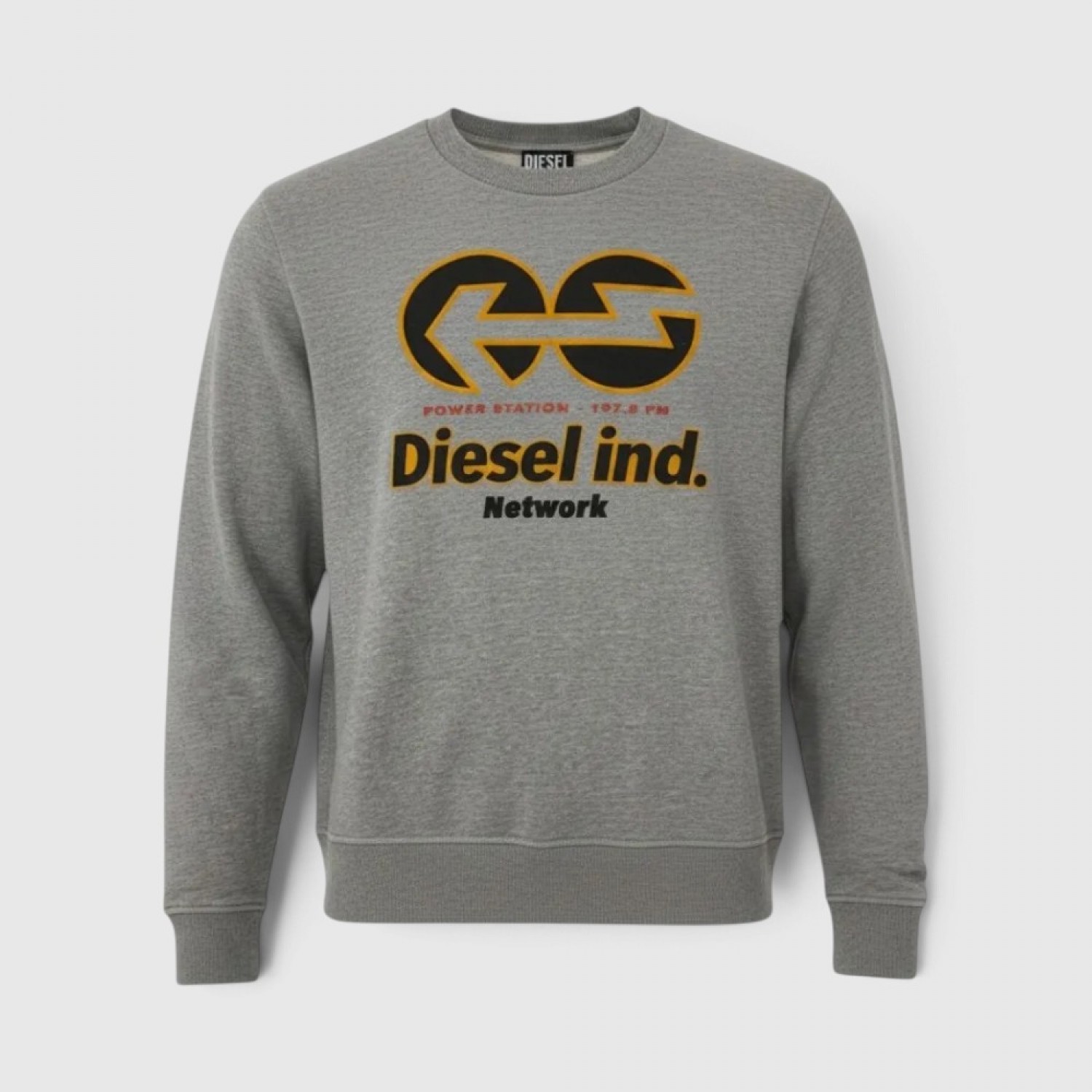 Ανδρικό Diesel Φούτερ Γκρι με Graphic Logo / Pre-Owned