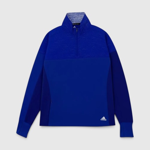 Ανδρικό Adidas Φούτερ Half Zip Μπλε / Pre-Owned