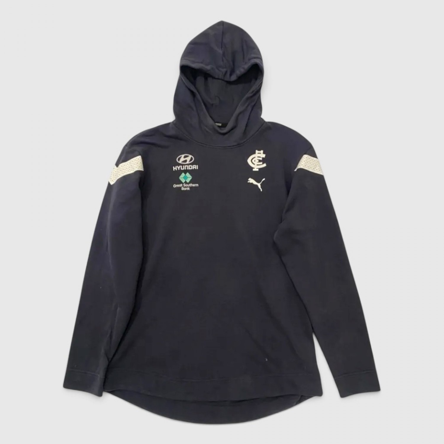 Ανδρικό Puma Carlton FC Φούτερ με Κουκούλα Μαύρο / Pre-Owned