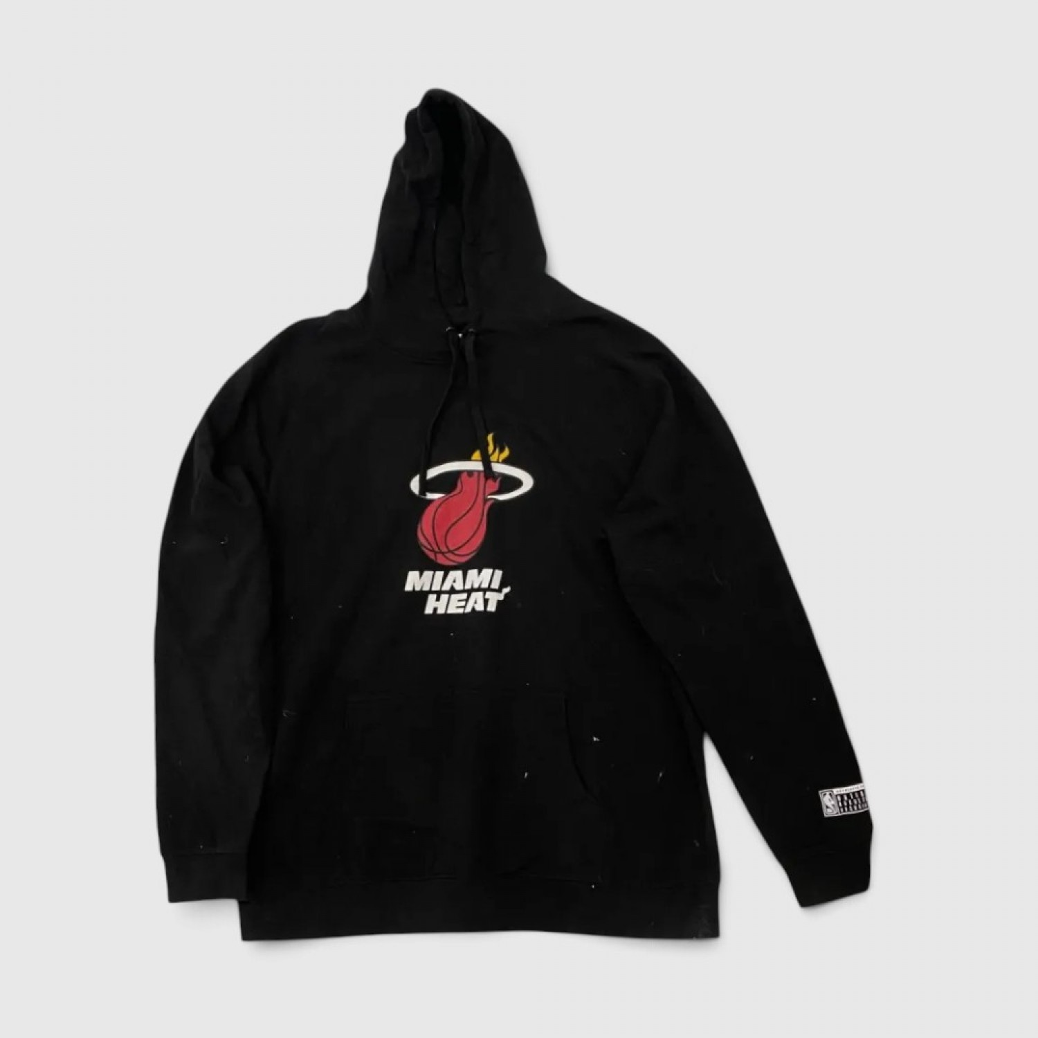 Ανδρικό Miami Heat NBA Φούτερ με Κουκούλα Μαύρο / Pre-Owned