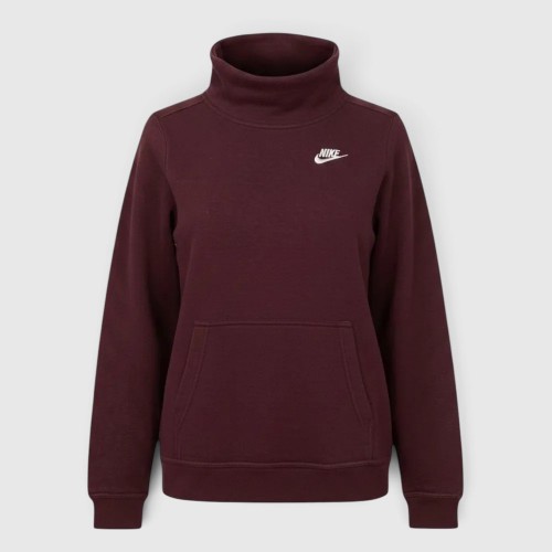 Nike Ανδρικό Hoodie Μπορντό με Mini Swoosh Logo / Pre-Owned