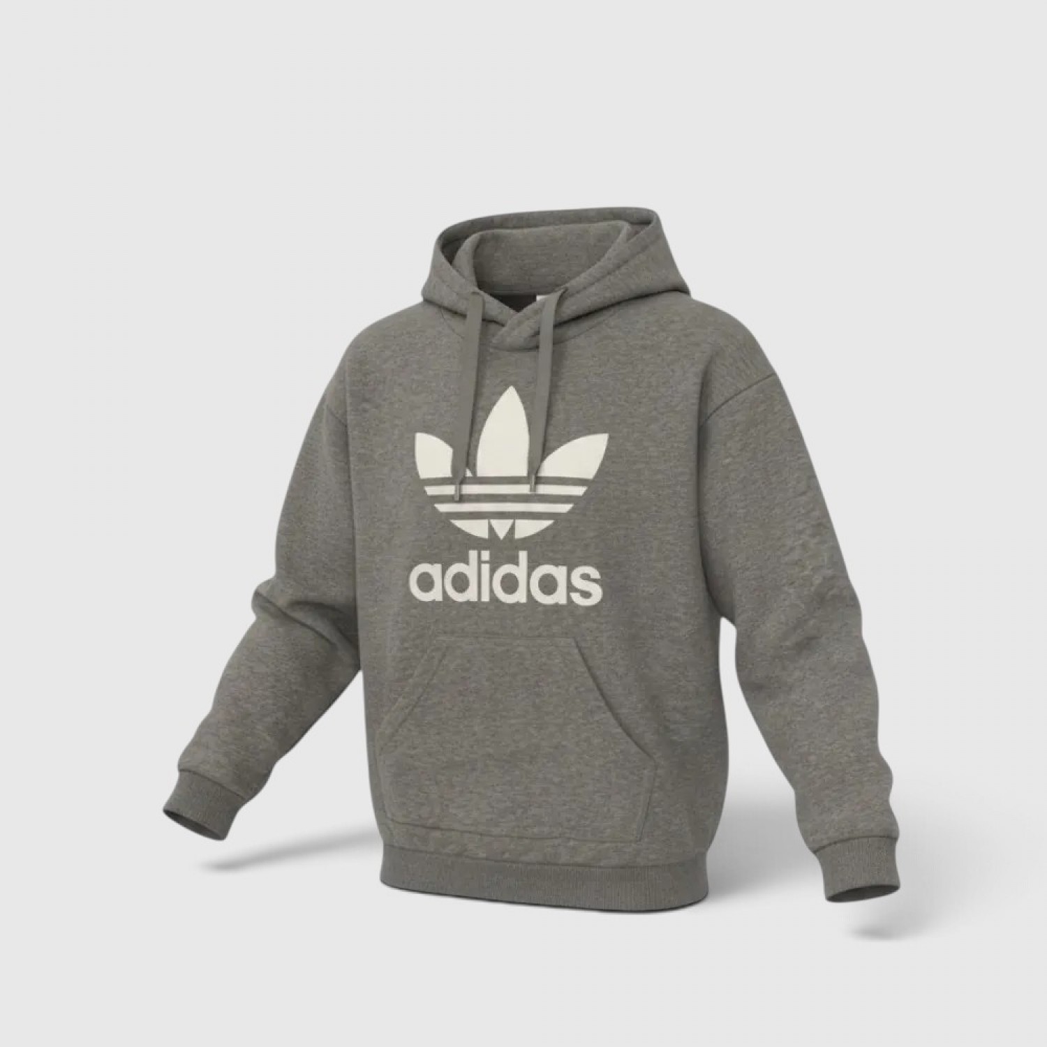 Adidas Originals Ανδρικό Trefoil Hoodie Γκρι / Pre-Owned
