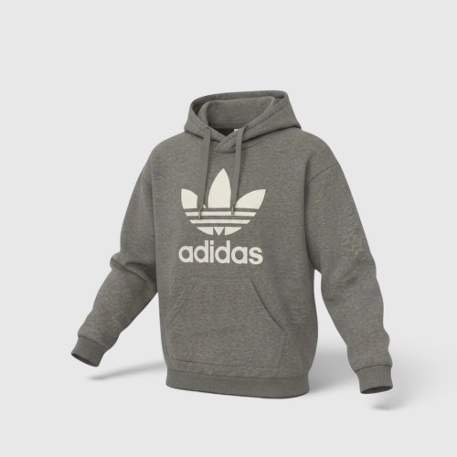 Adidas Originals Ανδρικό Trefoil Hoodie Γκρι / Pre-Owned