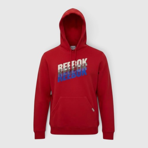 Reebok Graphic Logo Hoodie Κόκκινο / Pre-Owned