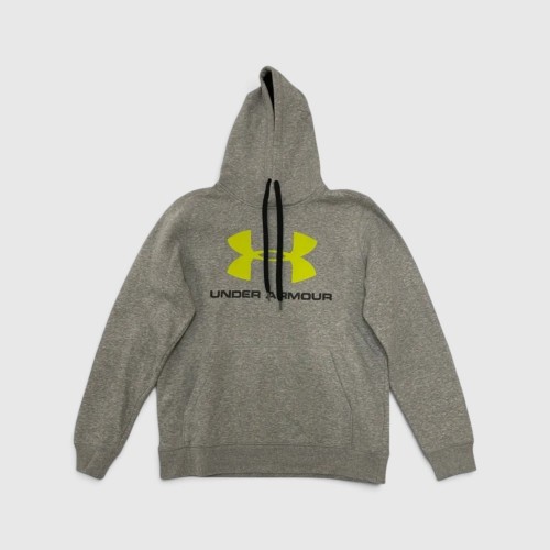 Under Armour Rival Logo Hoodie Γκρι / Pre-Owned