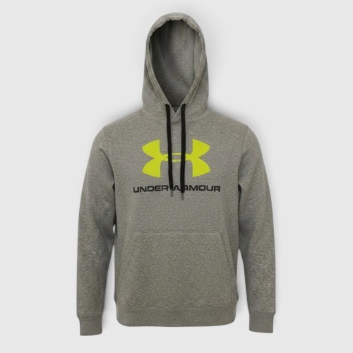 Under Armour Rival Logo Hoodie Γκρι / Pre-Owned