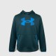 Under Armour Big Logo Performance Hoodie Πετρόλ / Pre-Owned