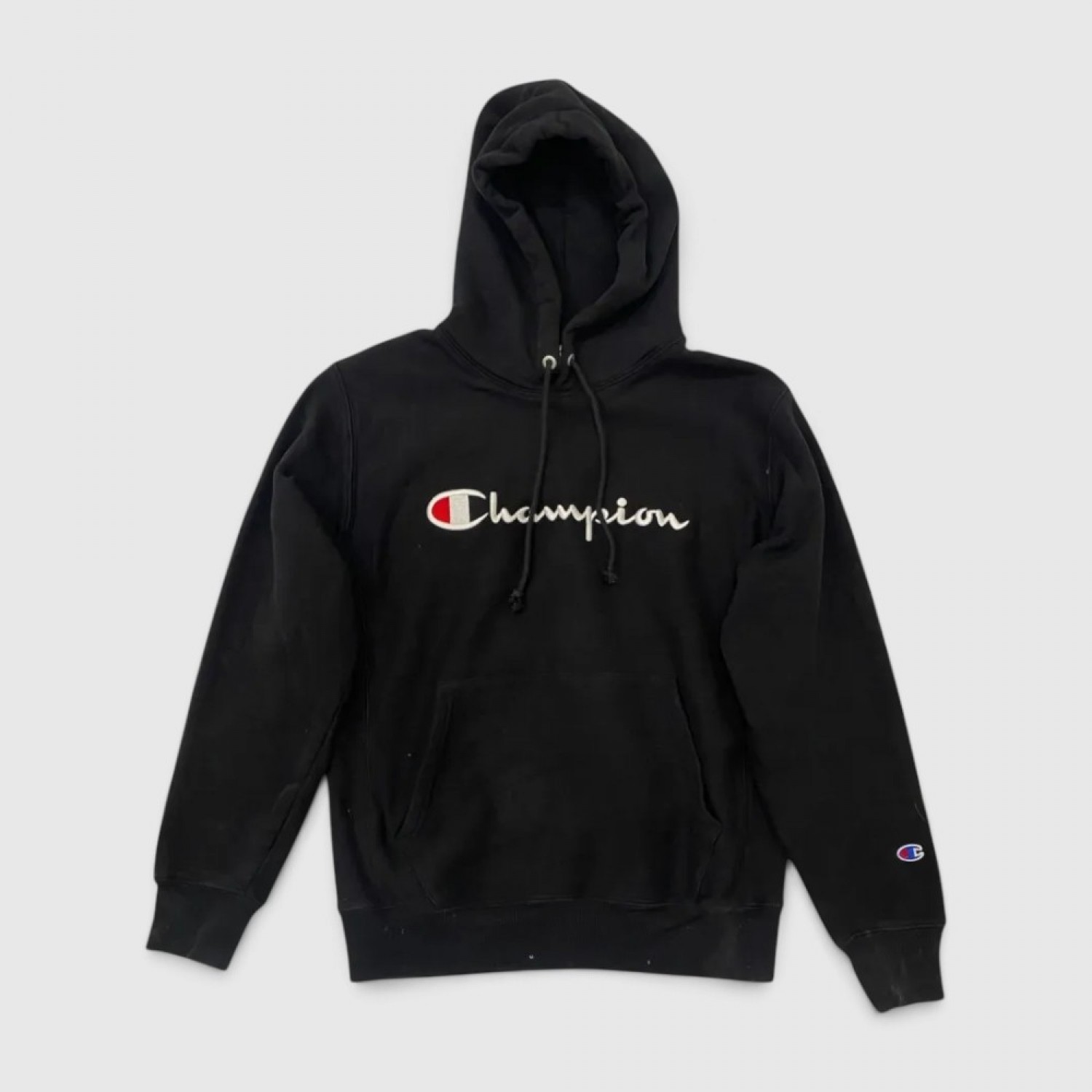 Champion Ανδρικό Hoodie Logo Μαύρο / Pre-Owned