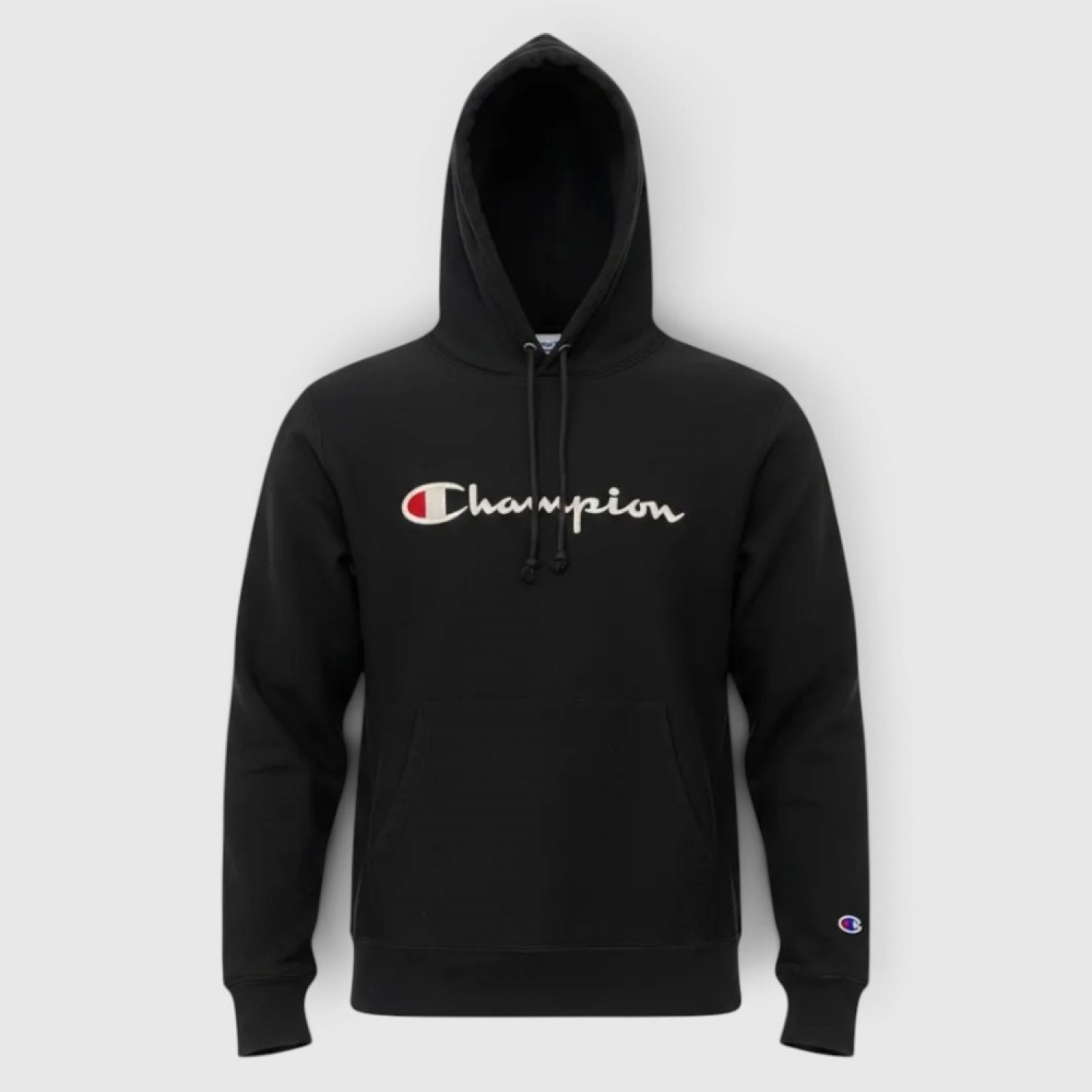 Champion Ανδρικό Hoodie Logo Μαύρο / Pre-Owned