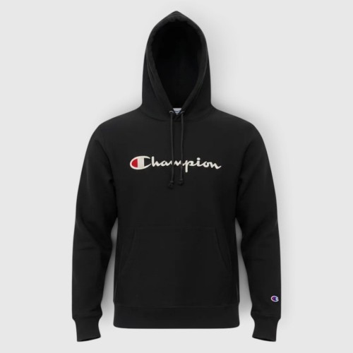 Champion Ανδρικό Hoodie Logo Μαύρο / Pre-Owned