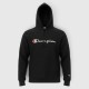 Champion Ανδρικό Hoodie Logo Μαύρο / Pre-Owned