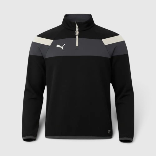 Puma Ανδρική Μπλούζα Προπόνησης 1/4 Zip Μαύρη / Pre-Owned