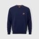 Beverly Hills Polo Club Ανδρικό Φούτερ Crewneck Μπλε / Pre-Owned