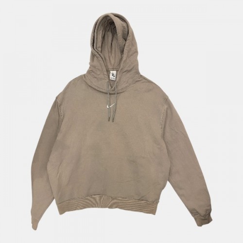 Nike Mini Swoosh Μπεζ Hoodie / Pre Owned