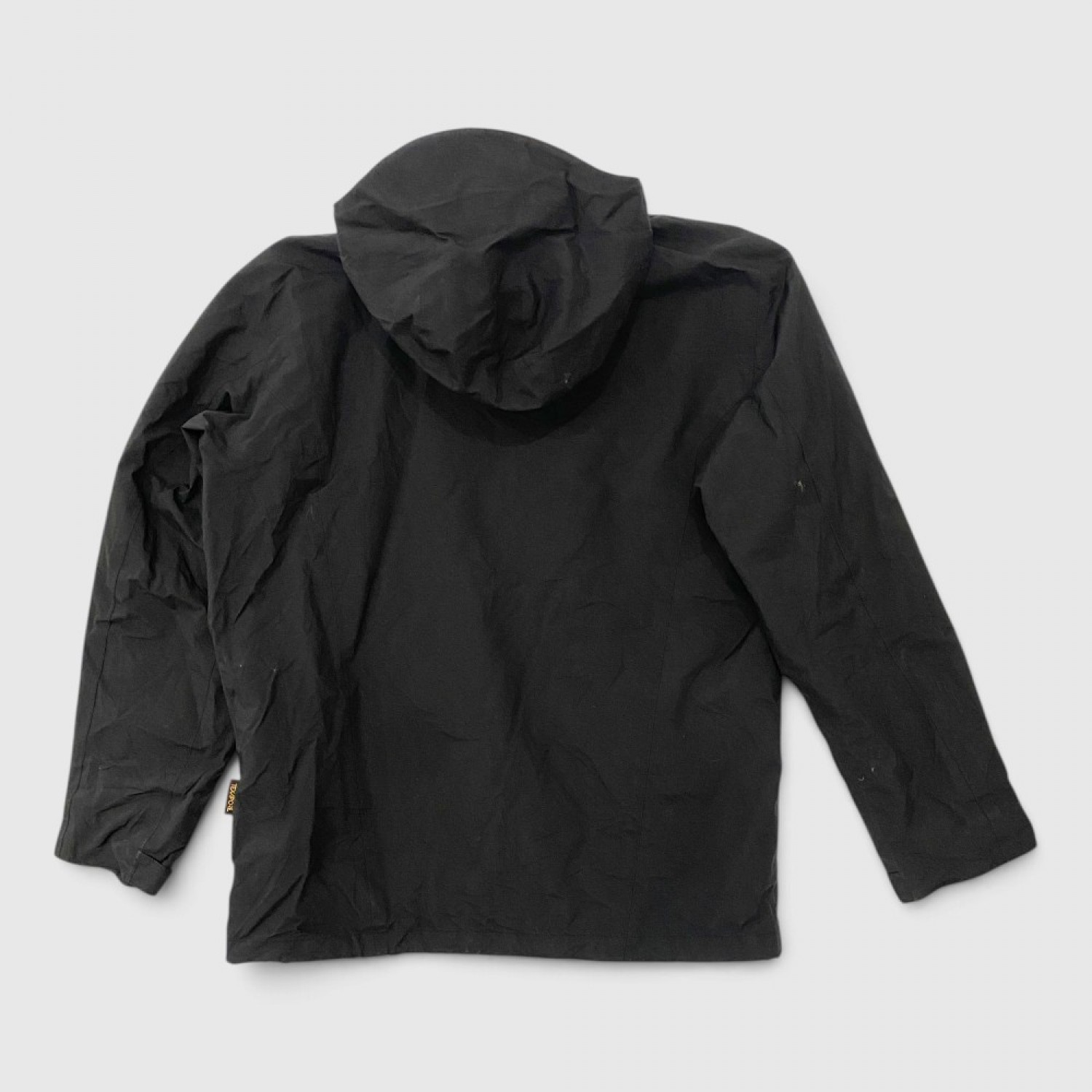 Jack Wolfskin Ανδρικό Μαύρο Outdoor Jacket με Κουκούλα / Pre-Owned