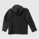 Jack Wolfskin Ανδρικό Μαύρο Outdoor Jacket με Κουκούλα / Pre-Owned
