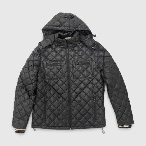Blauer U.S.A. Ανδρικό Μαύρο Καπιτονέ Puffer Jacket με Κουκούλα / Pre-Owned