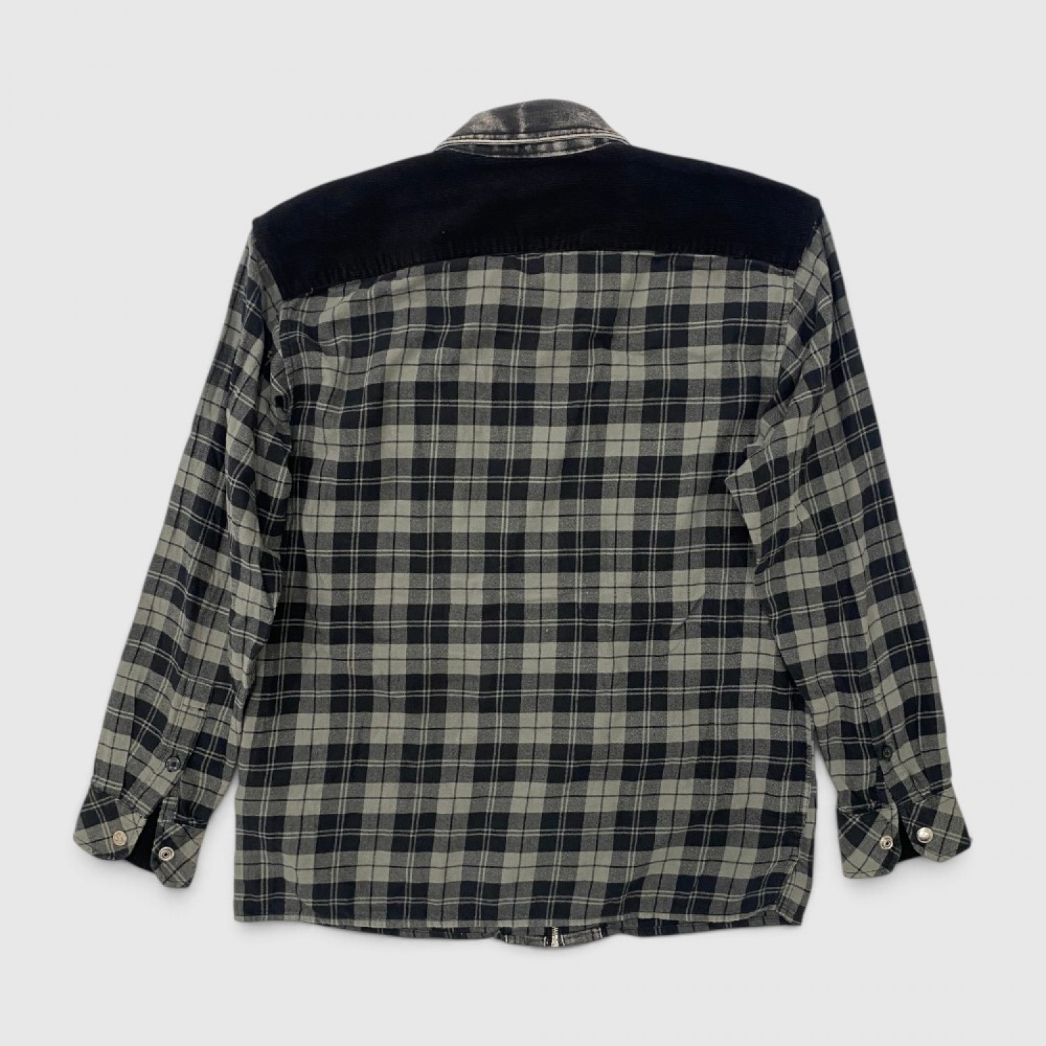Ανδρικό Καρό Overshirt Jacket Μαύρο / Γκρι / Pre-Owned