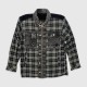 Ανδρικό Καρό Overshirt Jacket Μαύρο / Γκρι / Pre-Owned