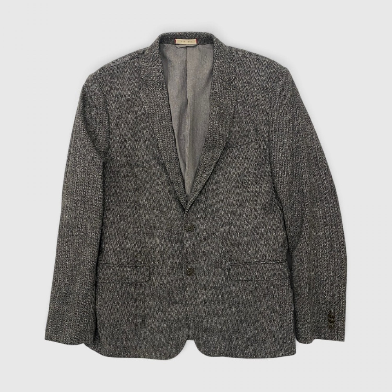 Heritage Ανδρικό Γκρι Herringbone Blazer / Pre-Owned