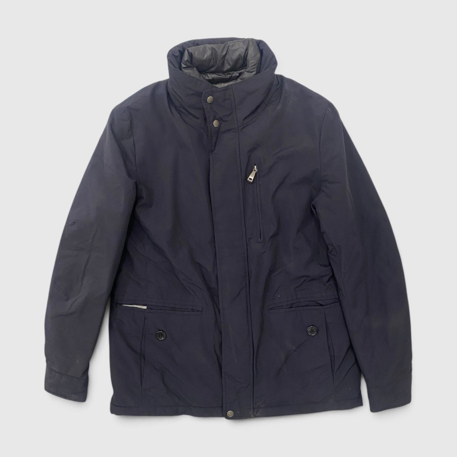 Geox Ανδρικό Μπουφάν Navy Blue με Ψηλό Γιακά / Pre-Owned