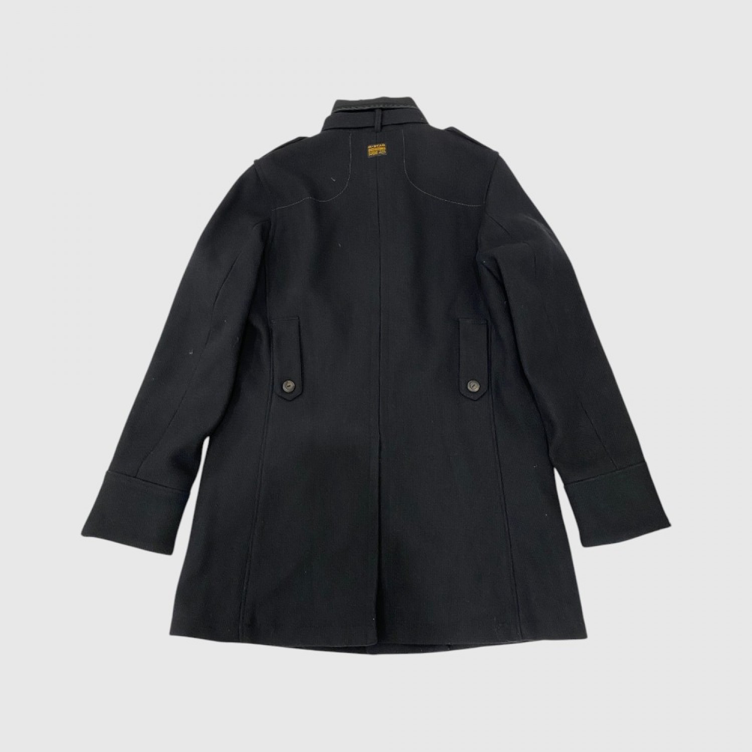 Ανδρικό Μακρύ Παλτό Military Style – Μαύρο / Pre-Owned