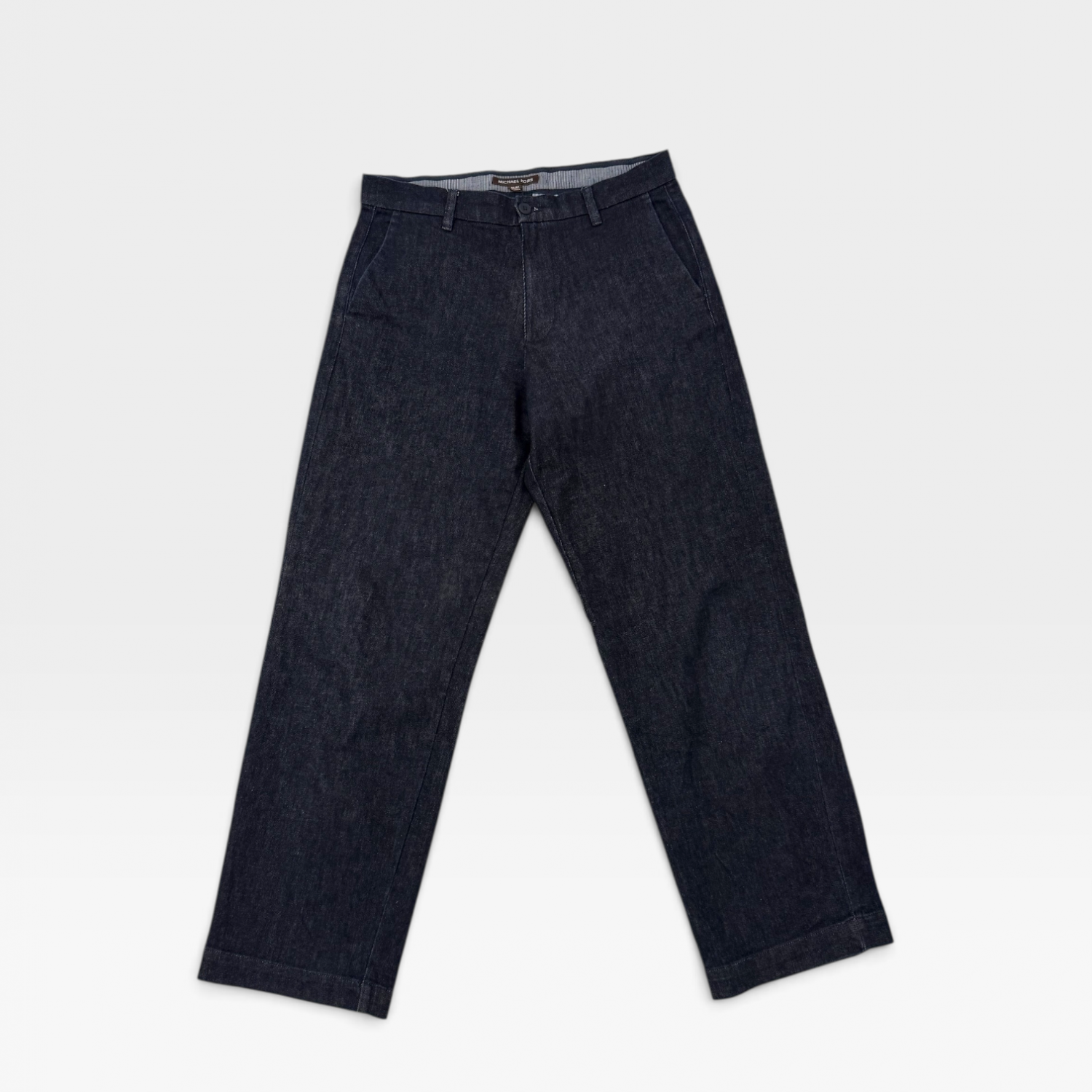 Michael Kors Dark Denim Straight Fit Trousers