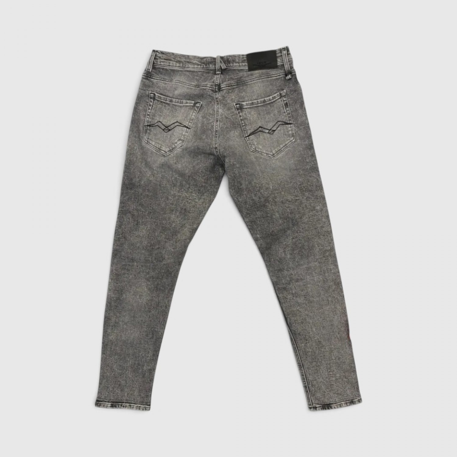 Ανδρικό Distressed Jeans – Γκρι Washed / Pre-Owned