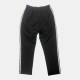 Adidas Training Pants Black 3-Stripes Pre Owned