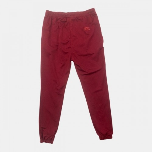 Adidas Football Training Pants Burgundy Red Performance Pre Owned