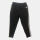 Adidas Training Pants Black 3-Stripes XL Pre Owned